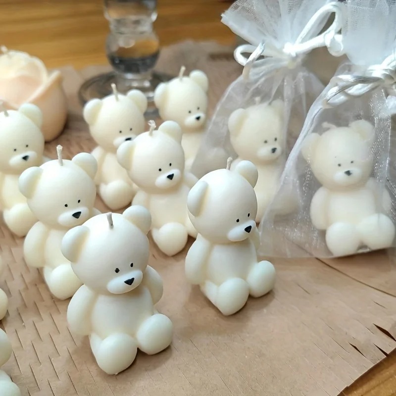 Candle Making Books For Beginners - Molde de oso de silicona para