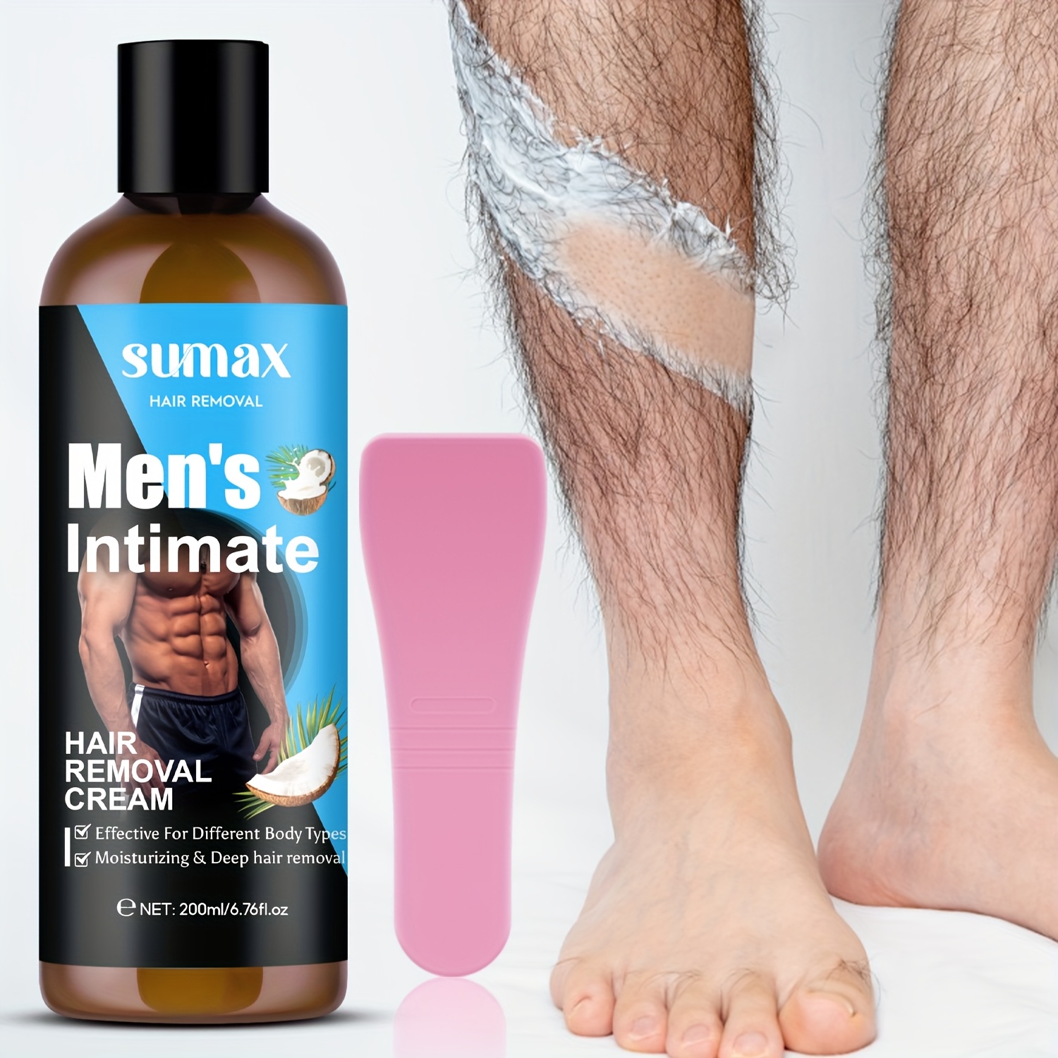 Coconut Wax Flake - Crema Depilatoria para Hombre con Aceite