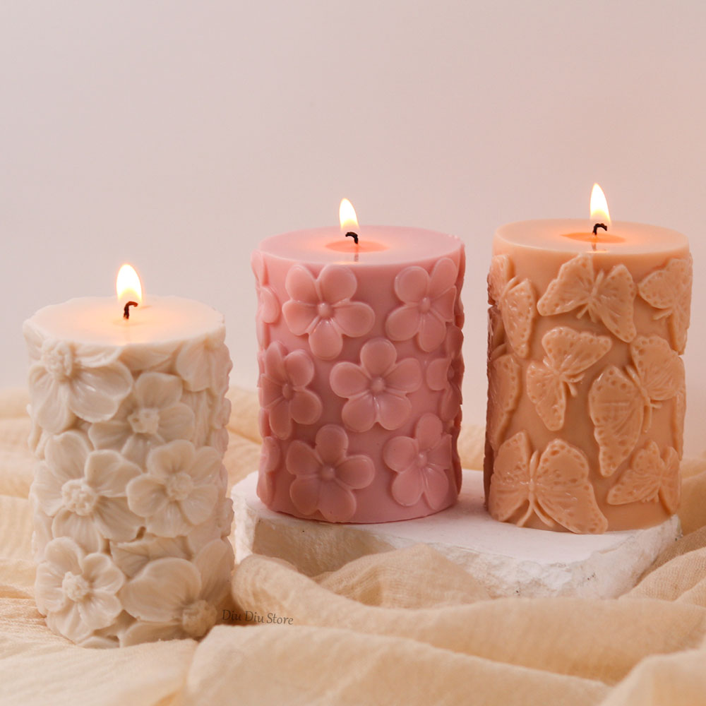 Candle Making Party - Molde de vela de silicona columnar
