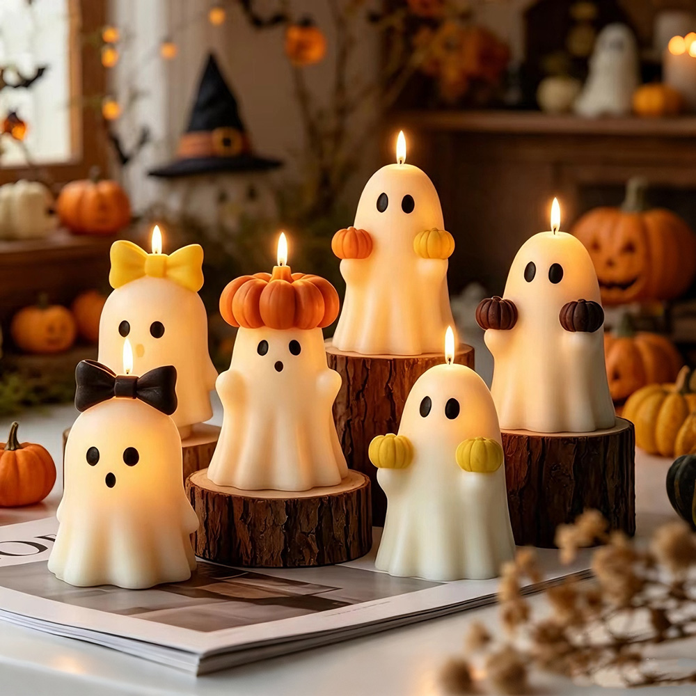 Candle Making Books For Beginners - Molde de silicona de calabaza fantasma