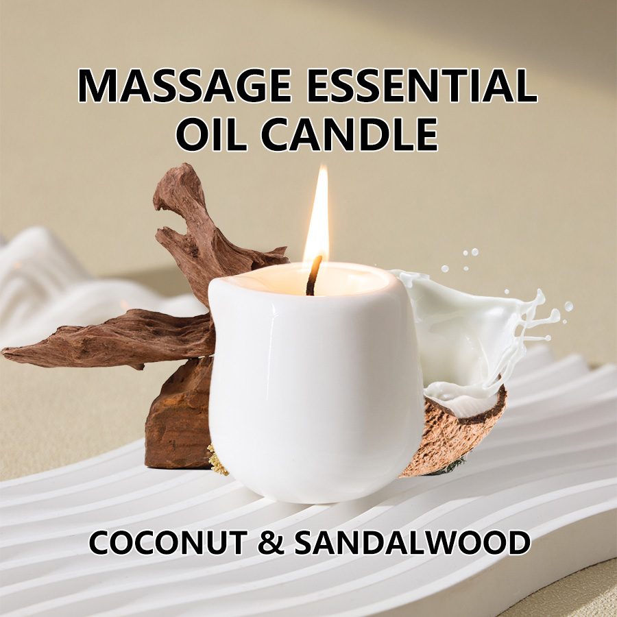 Coconut Wax Flake - Vela de Aceite de Masaje Natural