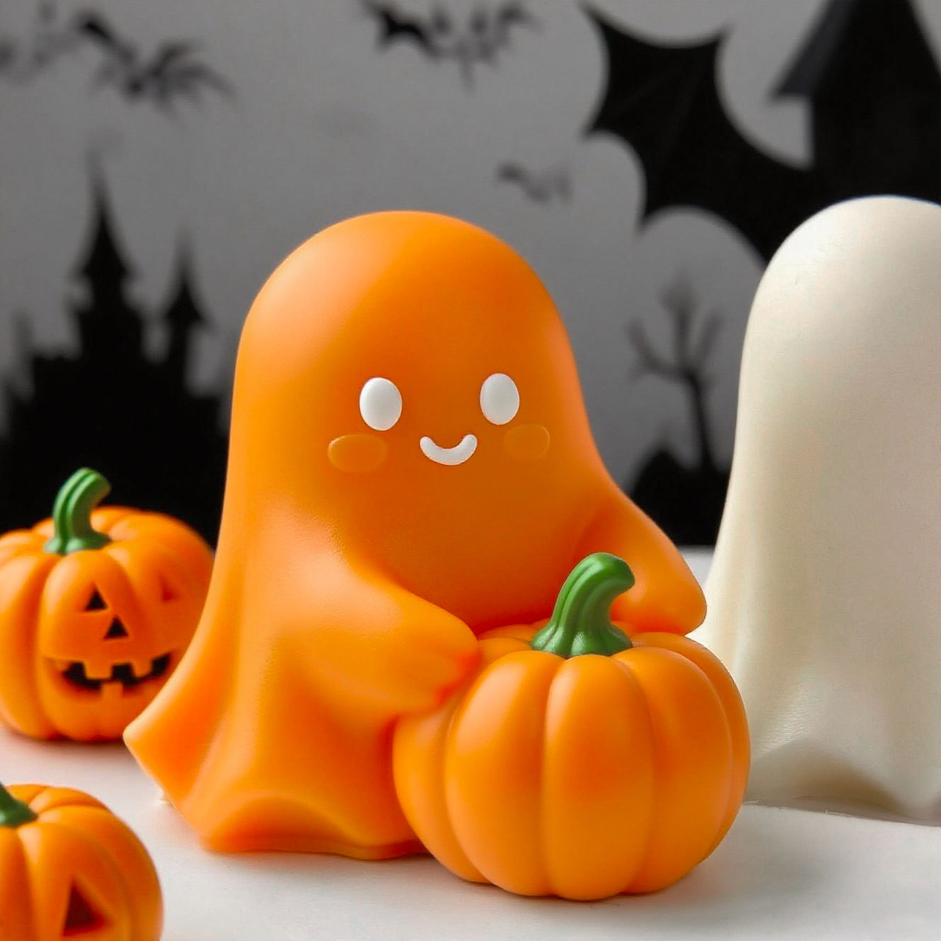 Candle Making Books For Beginners - Molde de silicona de calabaza fantasma