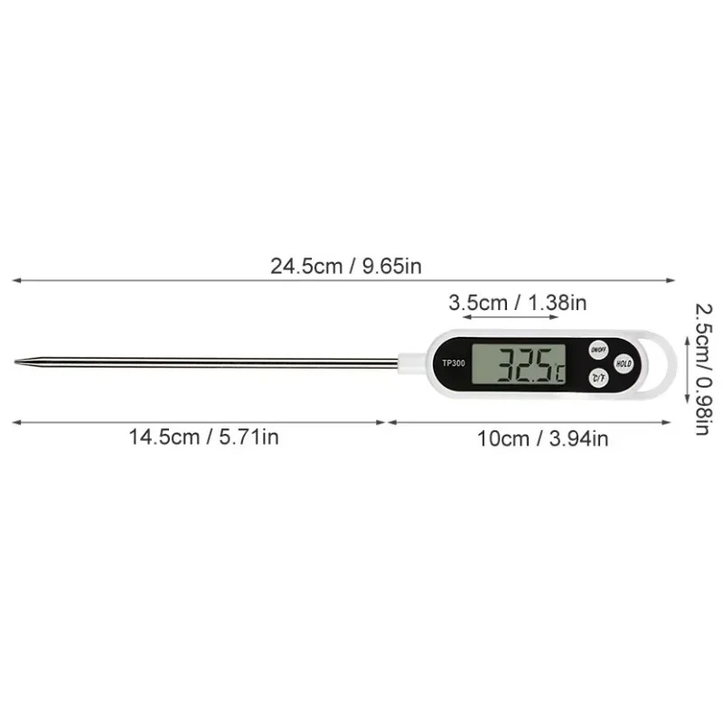 Thermometer Candy Candle - Termómetro digital para alimentos de nuevo