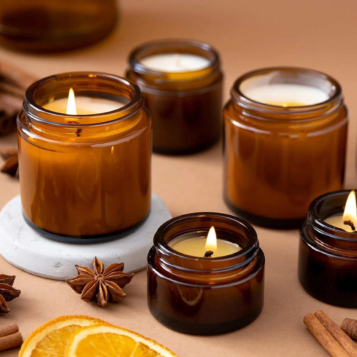 Frascos de Vidrio para Velas,  - Candle Making Glass Jars reseña y precio