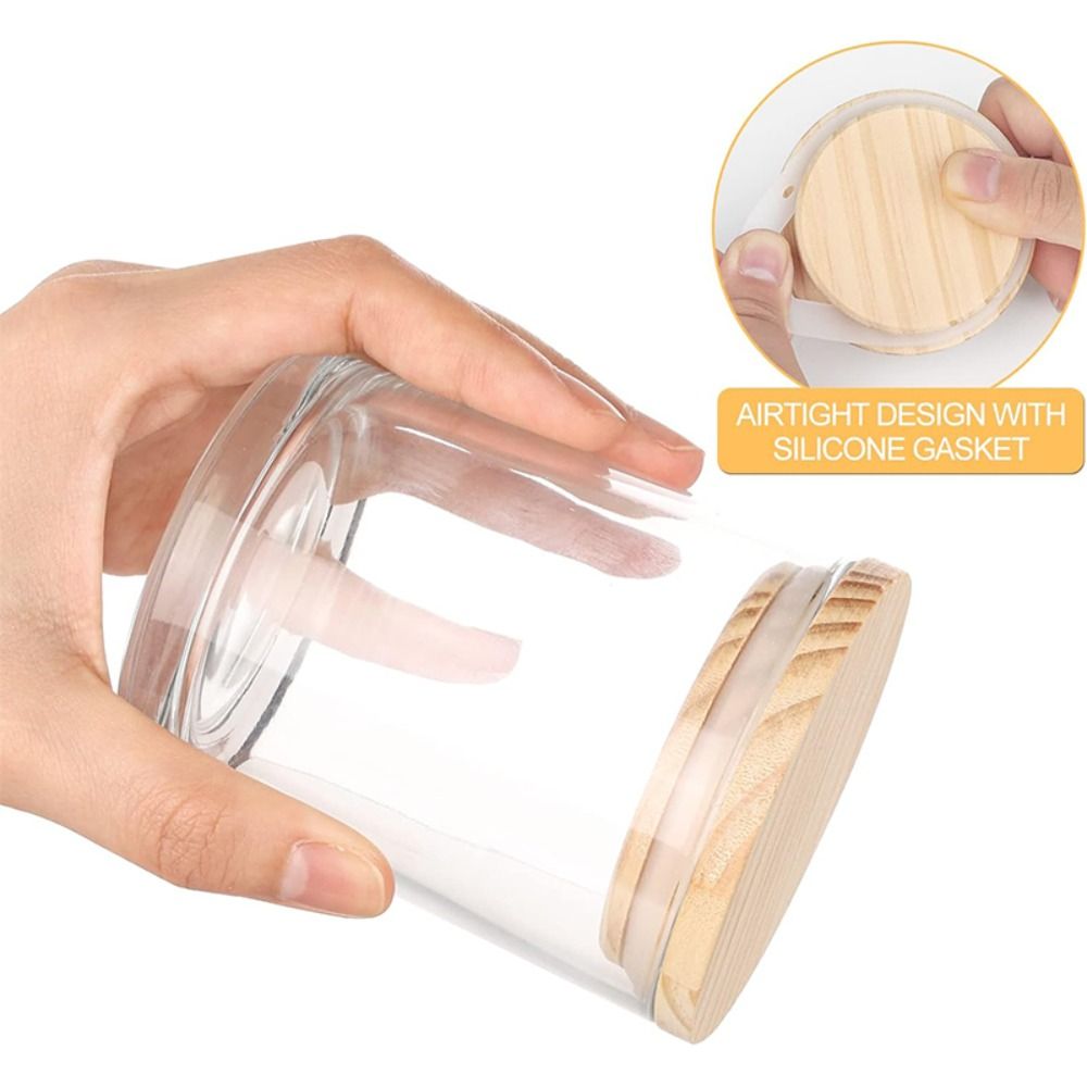Frascos de vela de vidrio tran - Candle Making Glass Jars reseña y precio