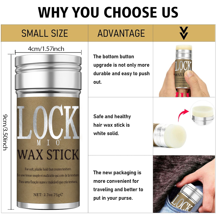 LOCKMIO-palo de cera Natural,  - Coconut Wax Flake reseña y precio