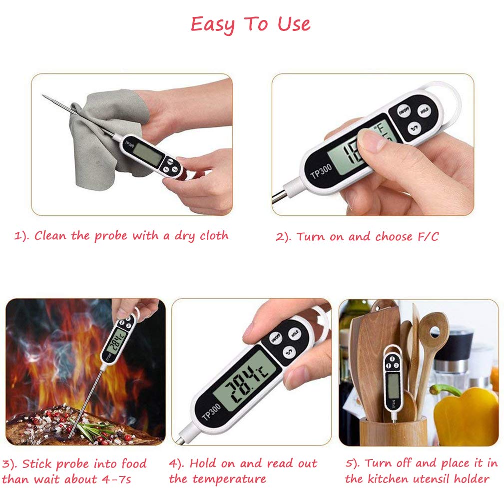 Termómetro Digital para Carne  - Thermometer Candy Candle reseña y precio