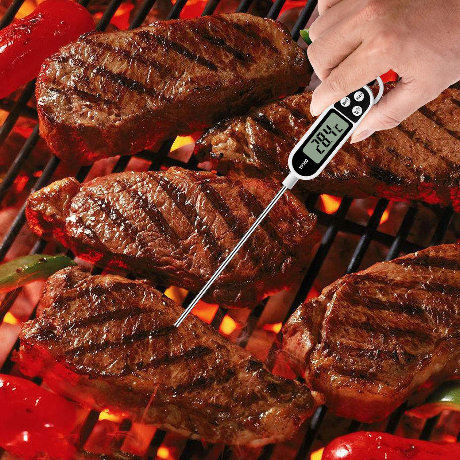 Termómetro Digital para Carne  - Thermometer Candy Candle reseña y precio