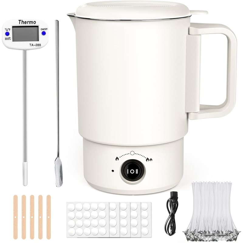 Kit de olla eléctrica para der - Candle Making Glass Jars reseña y precio