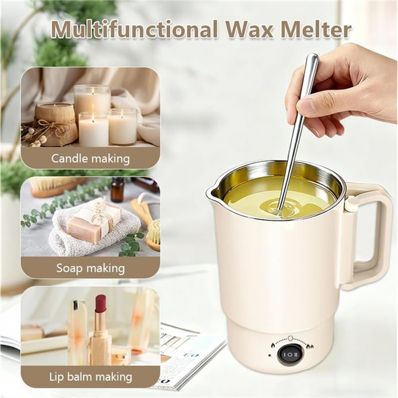 Kit de olla eléctrica para der - Candle Making Glass Jars reseña y precio