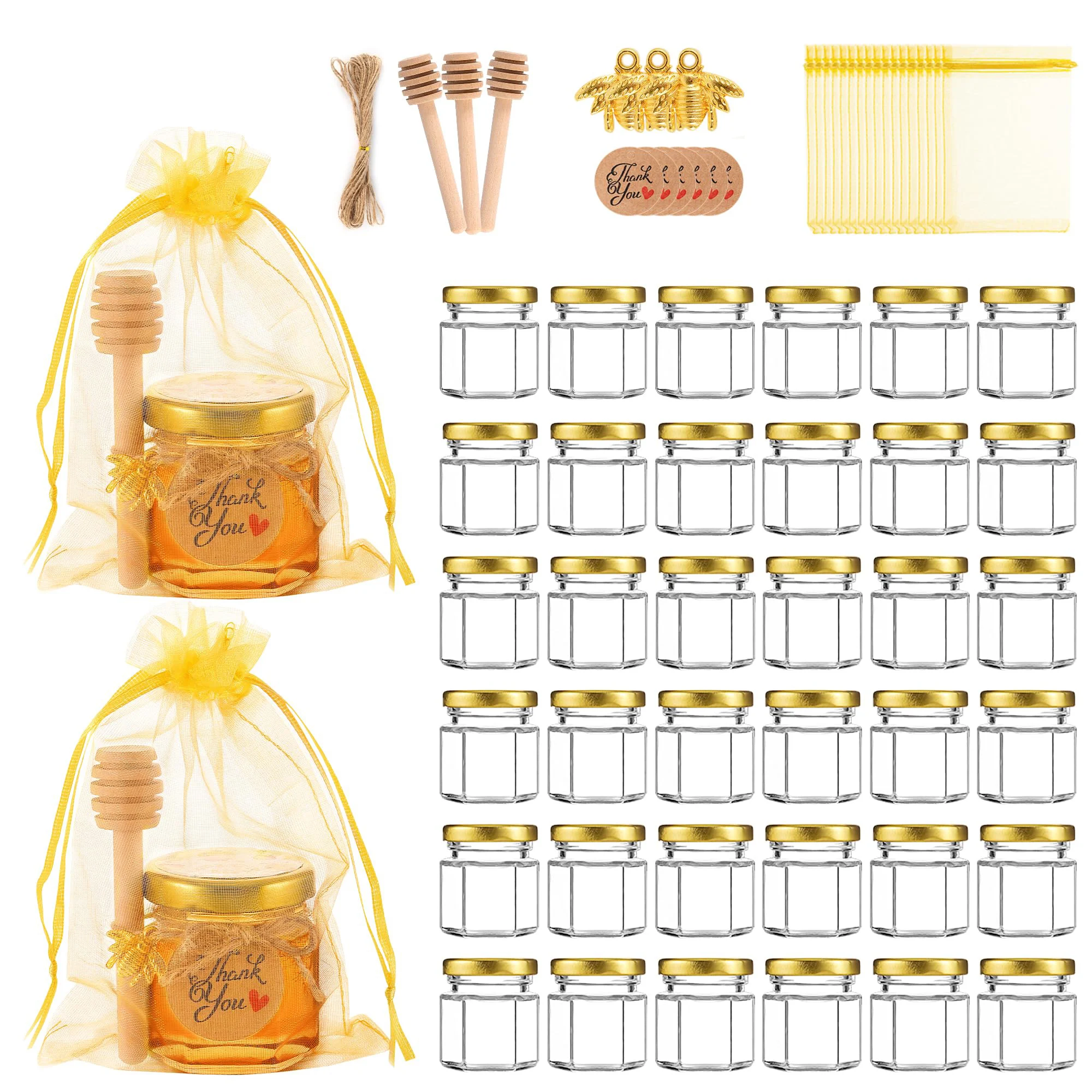 Mini frascos hexagonales de vi - Candle Making Glass Jars reseña y precio