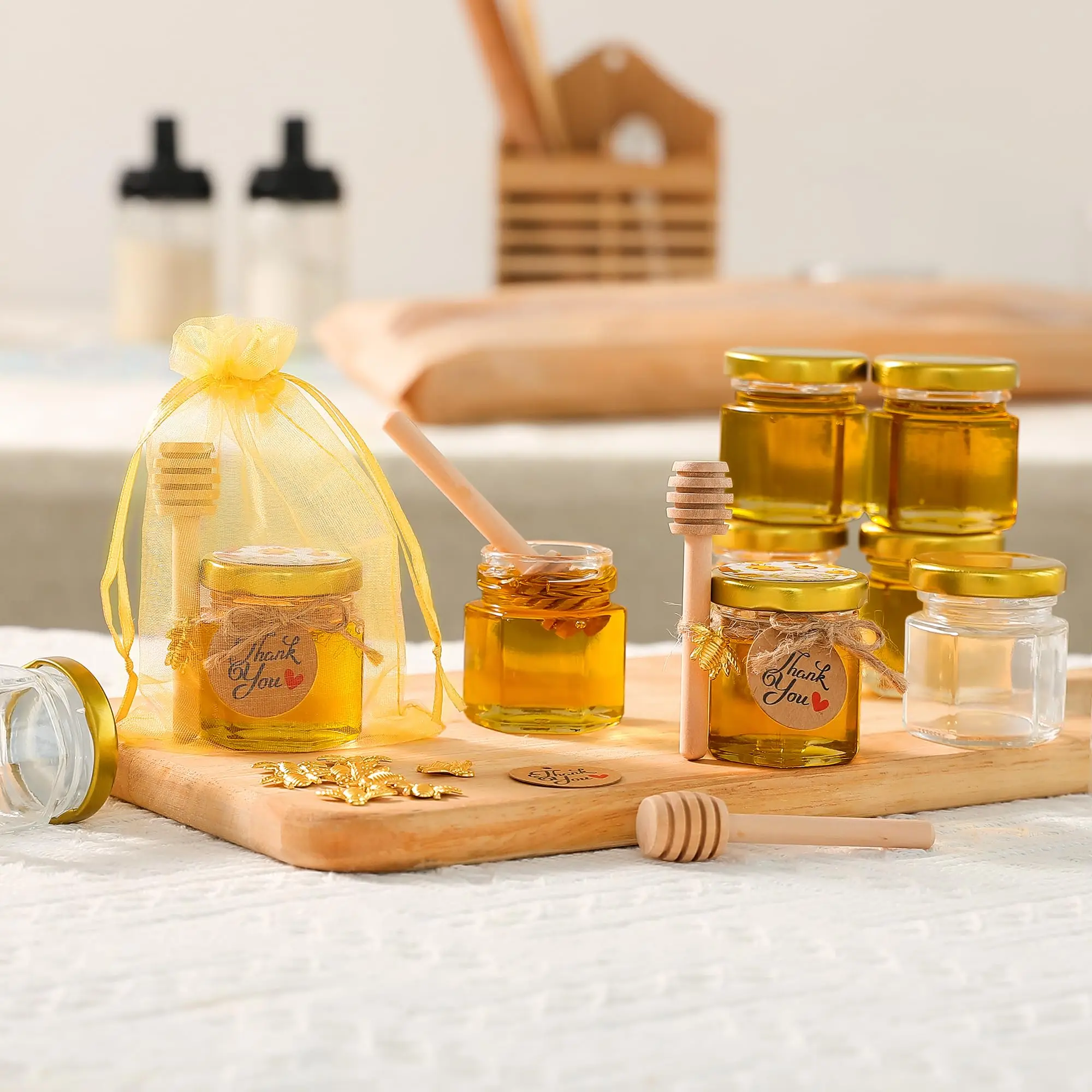 Mini frascos hexagonales de vi - Candle Making Glass Jars reseña y precio