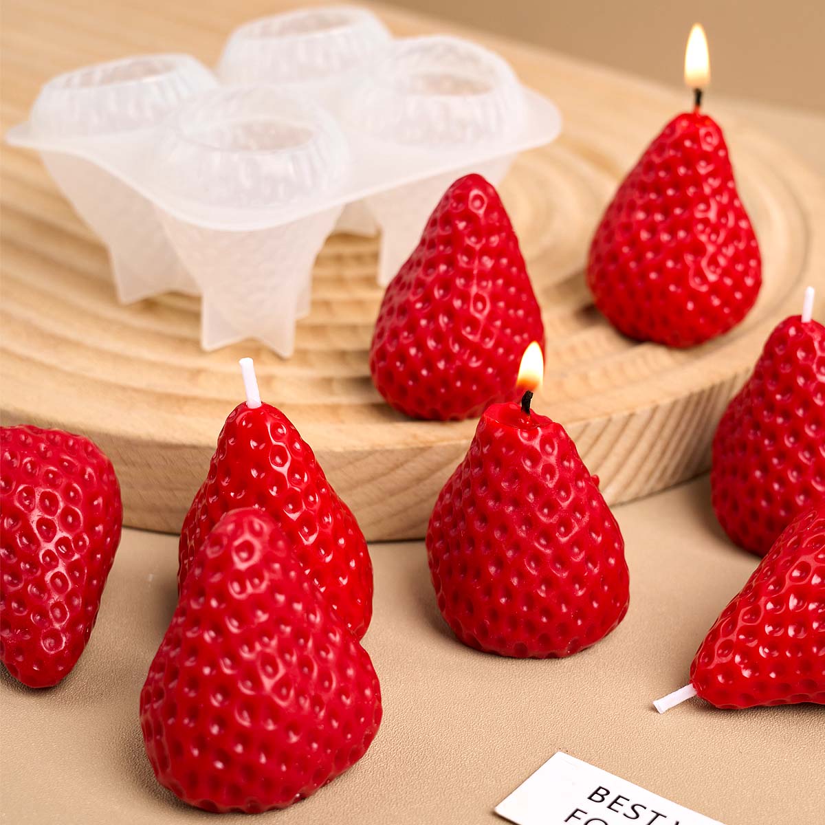 4 Uds. Molde de vela de silico - Candle Making Party reseña y precio