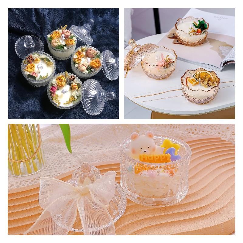 Vela aromática de vidrio Franc - Candle Making Glass Jars reseña y precio