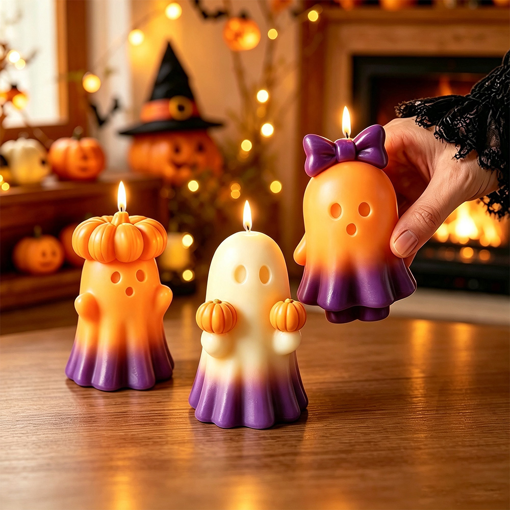 Molde de silicona de calabaza  - Candle Making Books For Beginners reseña y precio