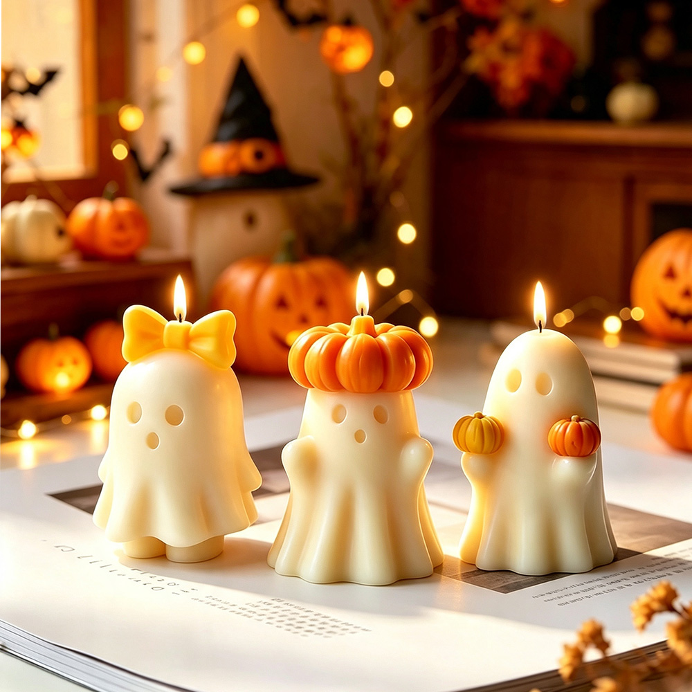 Molde de silicona de calabaza  - Candle Making Books For Beginners reseña y precio