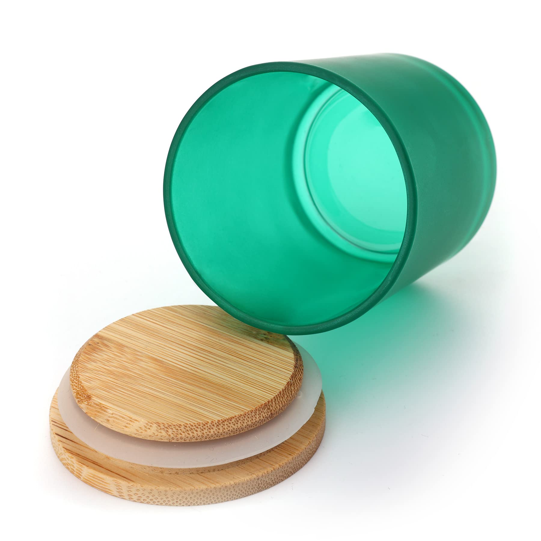 Tarro de vela de vidrio ámbar  - Candle Making Glass Jars reseña y precio