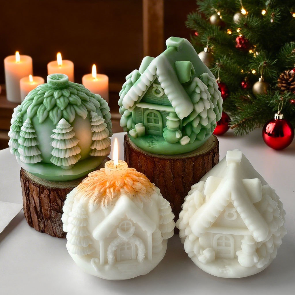 Molde de silicona para casa de - Candle Making Party reseña y precio