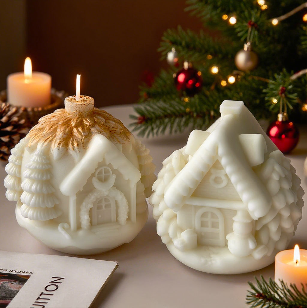 Molde de silicona para casa de - Candle Making Party reseña y precio