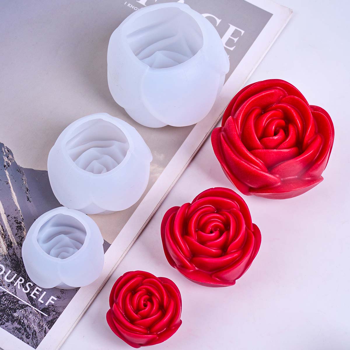 Molde de vela de silicona con  - Candle Making Party reseña y precio